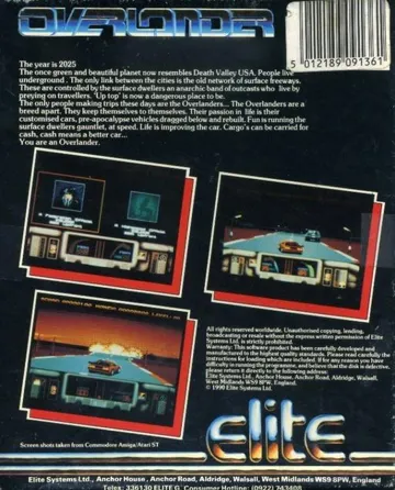 Overlander (Elite) box cover back